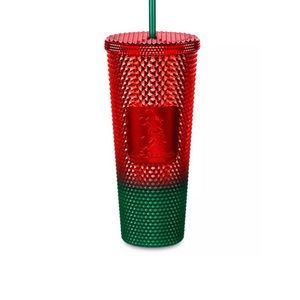 COPY - Disney Starbucks 2022 Christmas Ombré Red/Green Tumbler